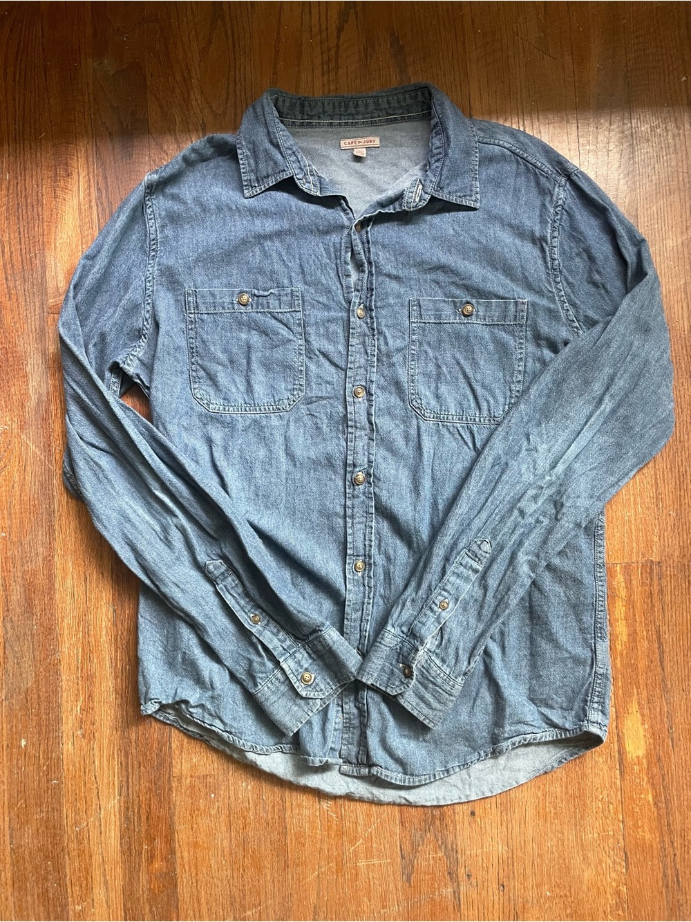 Cape Juby Denim Button-Down Shirt